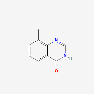 8-Methylquinazolin-4(3H)-one chemical structure (CAS 19181-54-5)