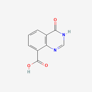 4-Oxo-3,4-dihydroquinazoline-8-carboxylic acid chemical structure (CAS 19181-77-2)