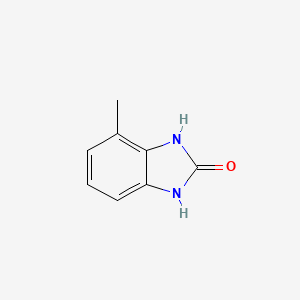 4-Methyl-1H-benzo[d]imidazol-2(3H)-one chemical structure (CAS 19190-68-2)