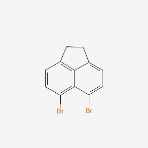 5,6-Dibromo-1,2-dihydroacenaphthylene chemical structure (CAS 19190-91-1)