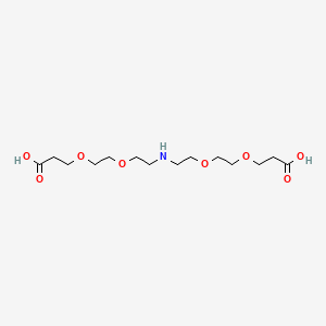 4,7,13,16-Tetraoxa-10-azanonadecane-1,19-dioic acid chemical structure (CAS 1919044-99-7)
