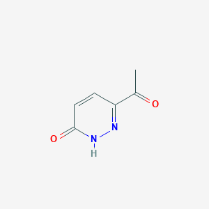 6-Acetylpyridazin-3(2H)-one chemical structure (CAS 19195-01-8)