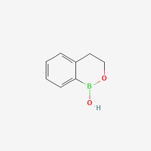 3,4-Dihydro-1H-benzo[c][1,2]oxaborinin-1-ol chemical structure (CAS 19206-51-0)