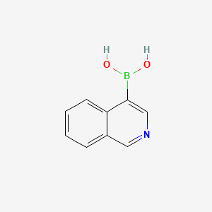 4-Isoquinolineboronic acid chemical structure (CAS 192182-56-2)