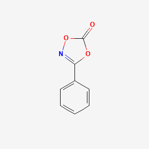 3-Phenyl-1,4,2-dioxazol-5-one chemical structure (CAS 19226-36-9)