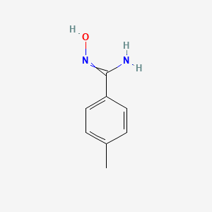 N-Hydroxy-4-methylbenzimidamide chemical structure (CAS 19227-13-5)