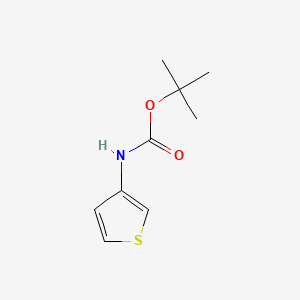 tert-Butyl thiophen-3-ylcarbamate chemical structure (CAS 19228-91-2)