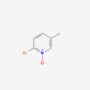 2-Bromo-5-methylpyridine 1-oxide chemical structure (CAS 19230-58-1)