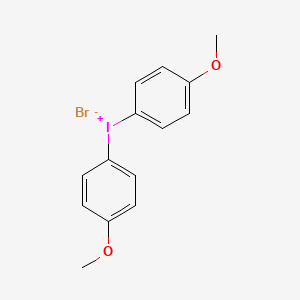 Bis(4-methoxyphenyl)iodonium bromide chemical structure (CAS 19231-06-2)