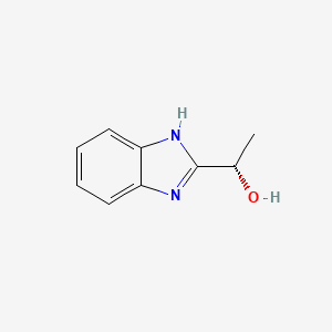 (S)-1-(1H-Benzo[d]imidazol-2-yl)ethanol chemical structure (CAS 192316-22-6)