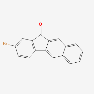 2-Bromo-11H-benzo[b]fluoren-11-one chemical structure (CAS 1923756-29-9)