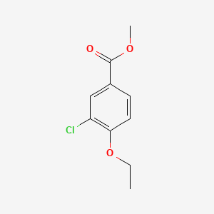Methyl 3-chloro-4-ethoxybenzoate chemical structure (CAS 192512-43-9)