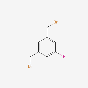 1,3-Bis(bromomethyl)-5-fluorobenzene chemical structure (CAS 19254-80-9)