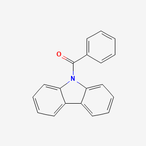 (9H-Carbazol-9-yl)(phenyl)methanone chemical structure (CAS 19264-68-7)