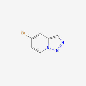 5-Bromo-[1,2,3]triazolo[1,5-a]pyridine chemical structure (CAS 192642-77-6)