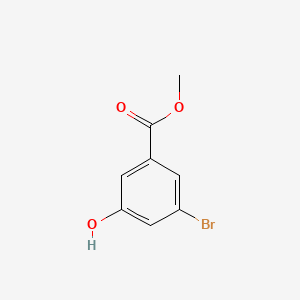 Methyl 3-bromo-5-hydroxybenzoate chemical structure (CAS 192810-12-1)