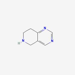 5,6,7,8-Tetrahydropyrido[4,3-d]pyrimidine chemical structure (CAS 192869-50-4)