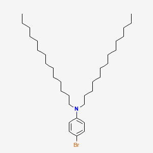 4-Bromo-N,N-ditetradecylaniline chemical structure (CAS 192937-53-4)
