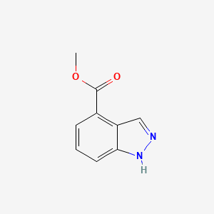 Methyl 1H-indazole-4-carboxylate chemical structure (CAS 192945-49-6)
