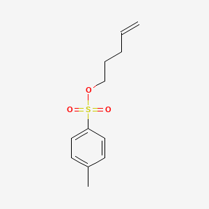 Pent-4-en-1-yl 4-methylbenzenesulfonate chemical structure (CAS 19300-54-0)