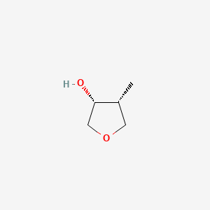 (3R,4R)-4-Methyltetrahydrofuran-3-ol chemical structure (CAS 1931907-80-0)