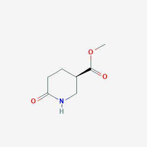 (R)-Methyl 6-oxopiperidine-3-carboxylate chemical structure (CAS 1932549-47-7)