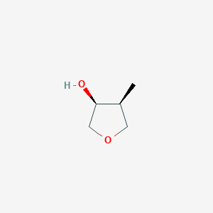 (3S,4S)-4-Methyltetrahydrofuran-3-ol chemical structure (CAS 1932610-18-8)