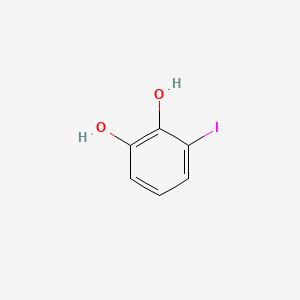 3-Iodobenzene-1,2-diol chemical structure (CAS 19337-60-1)