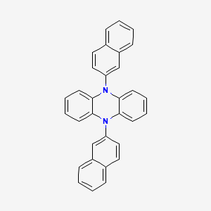 5,10-Di(naphthalen-2-yl)-5,10-dihydrophenazine chemical structure (CAS 1934269-97-2)