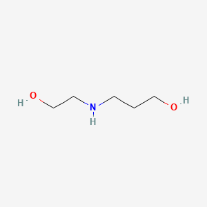 3-((2-Hydroxyethyl)amino)propan-1-ol chemical structure (CAS 19344-29-7)