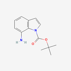 tert-Butyl 7-amino-1H-indole-1-carboxylate chemical structure (CAS 1934432-59-3)