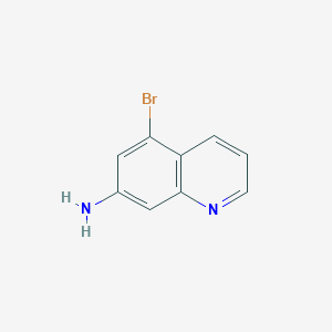 5-Bromoquinolin-7-amine chemical structure (CAS 1934465-17-4)