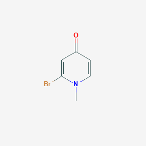 2-Bromo-1-methylpyridin-4(1H)-one chemical structure (CAS 1934508-63-0)