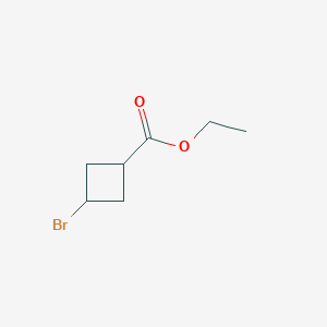 Ethyl 3-bromocyclobutane-1-carboxylate chemical structure (CAS 1934754-13-8)