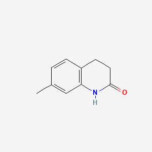 7-Methyl-3,4-dihydroquinolin-2(1H)-one chemical structure (CAS 19352-59-1)
