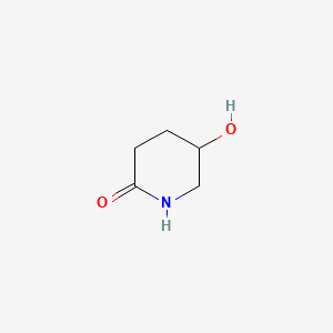 5-Hydroxypiperidin-2-one chemical structure (CAS 19365-07-2)