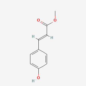 Methyl (E)-3-(4-hydroxyphenyl)acrylate chemical structure (CAS 19367-38-5)