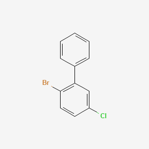 2-Bromo-5-chloro-1,1'-biphenyl chemical structure (CAS 1936711-65-7)