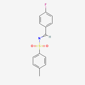 N-(4-Fluorobenzylidene)-4-methylbenzenesulfonamide chemical structure (CAS 193675-43-3)