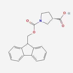 Fmoc-β-Pro-OH chemical structure (CAS 193693-66-2)