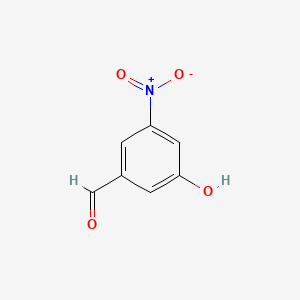 3-Hydroxy-5-nitrobenzaldehyde chemical structure (CAS 193693-95-7)