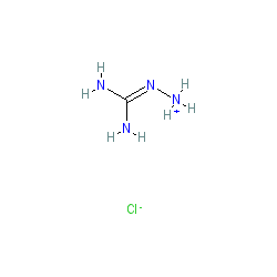 Aminoguanidine hydrochloride chemical structure (CAS 1937-19-5)