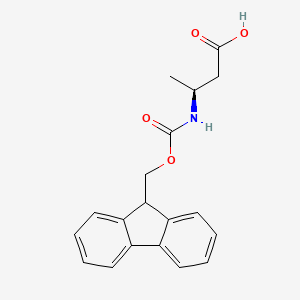 Fmoc-β-HoAla-OH chemical structure (CAS 193954-26-6)