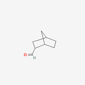 Bicyclo[2.2.1]heptane-2-carbaldehyde chemical structure (CAS 19396-83-9)