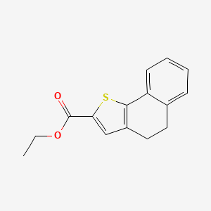 Ethyl 4,5-dihydronaphtho[1,2-b]thiophene-2-carboxylate chemical structure (CAS 19397-74-1)