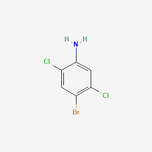 4-Bromo-2,5-dichloroaniline chemical structure (CAS 1940-27-8)