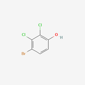 4-Bromo-2,3-Dichlorophenol chemical structure (CAS 1940-44-9)