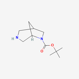 tert-Butyl 3,6-diazabicyclo[3.2.1]octane-6-carboxylate chemical structure (CAS 194032-49-0)