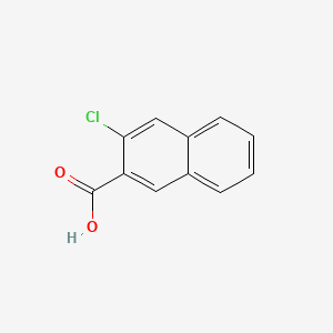 3-Chloro-2-naphthoic acid chemical structure (CAS 19411-56-4)