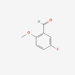 5-Fluoro-2-methoxybenzaldehyde chemical structure (CAS 19415-51-1)